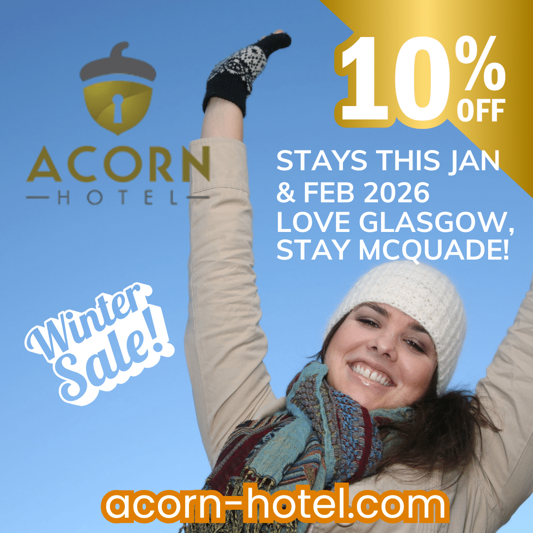 10% Off - Acorn Hotel Glasgow Offer